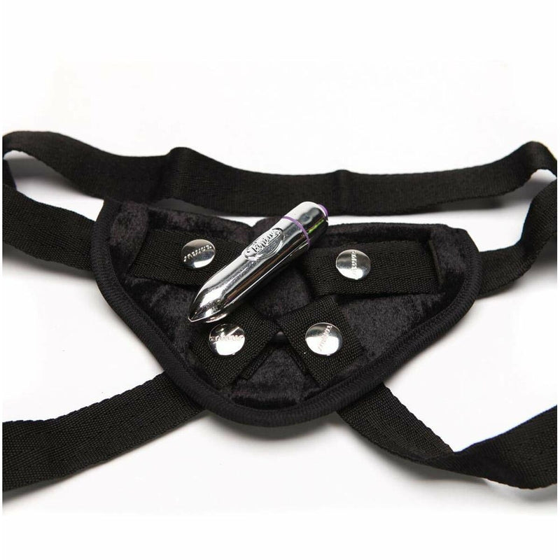 Strap-On Vibrator Tantus Schwarz (3 pcs)